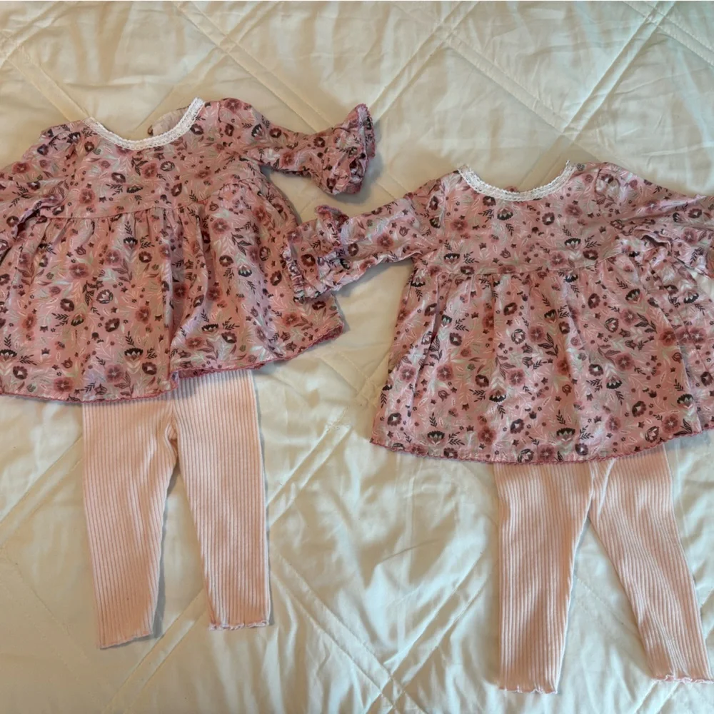 CYNTHIA ROWLEY / Floral dresses with pants / twin set! - Picture 3 of 4